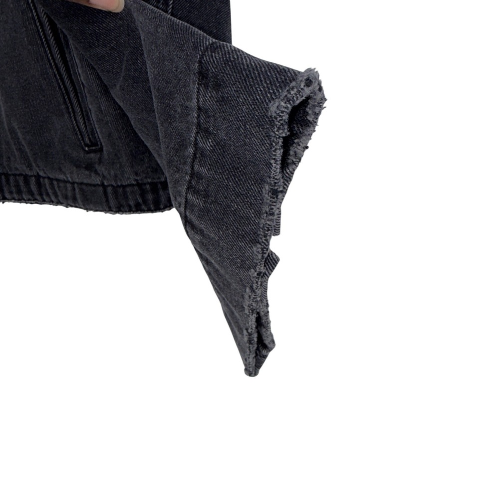 YoungLA x Batman The Dark Knight Rises Sample Denim Jacket Washed Black Medium - Picture 6 of 7